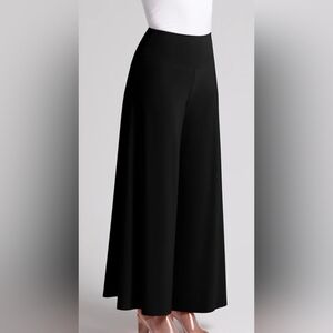 Melanie lyne Pull On Elegant Black Women's Wide Leg Size M